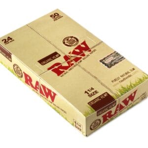RAW PAPEL ORGANIC 1 1/4 - CAJA X24UNID
