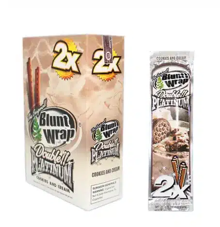 Blunt Wrap Double Platinum 2x Cookies and Cream