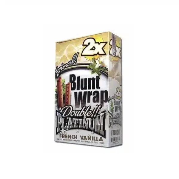 Blunt Wrap Double Platinum 2x French Vanilla