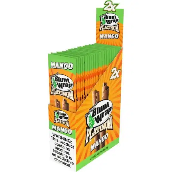 Blunt Wrap Double Platinum 2x Mango