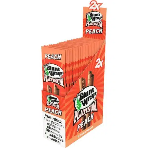 Blunt Wrap Double Platinum 2x Peach