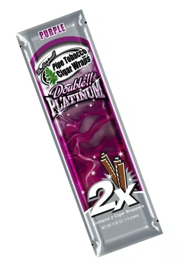 Blunt Wrap Double Platinum 2x Purple