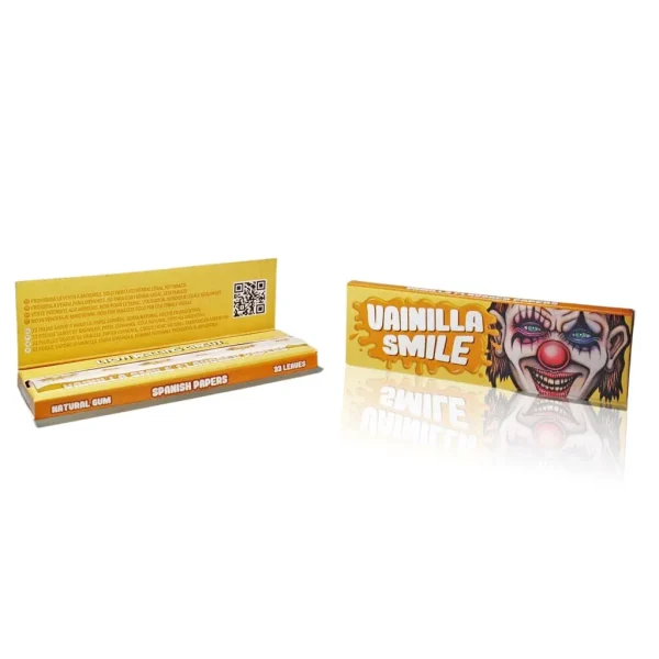 LRC PAPEL 1 1/4 SABOR VAINILLA SMILE  X15UNID