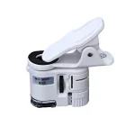 Lupa Microscopio Con Pinza Y Luz 60x