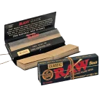 RAW PAPEL BLACK CONNOISSEUR 1 1/4 + TIPS - CAJA X24UNID