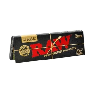 RAW PAPEL BLACK 1 1/4 - CAJA X24UNID