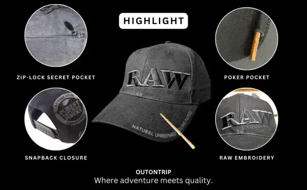 Raw Hat Black on Black (Gorra)