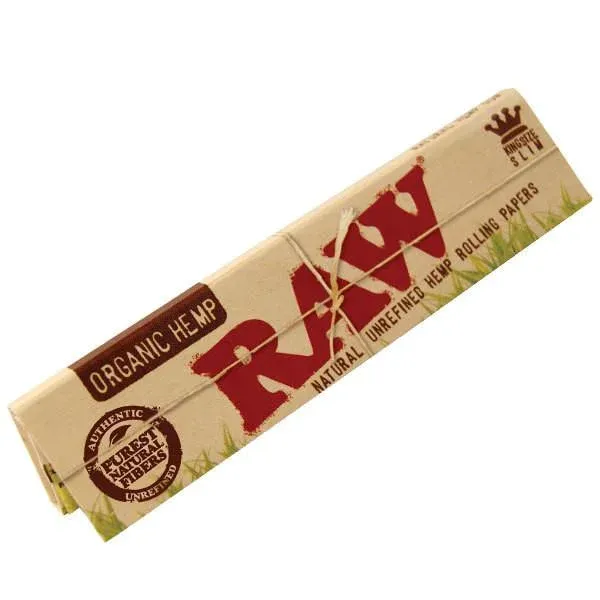 RAW PAPEL KING SIZE SLIM ORGANIC - CAJA X50UNID