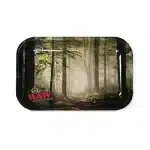 Raw Metal Rolling Tray Forest - Small