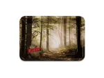 Raw Metal Rolling Tray - Mini Forest