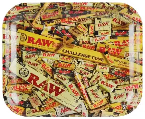Raw Metal Rolling Tray Mix - Medium