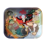 Raw Metal Rolling Tray Monster - Medium