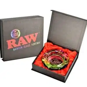 Raw Rainbow Glass Ashtray (Cenicero Vidrio)