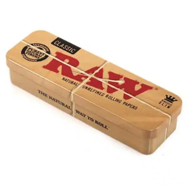 Raw Tin Cone Caddy for Prerolled 1 1/4