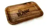 Raw Wooden Rolling Tray Small