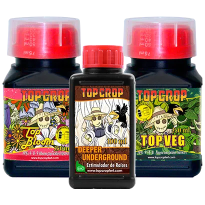 Top Crop Tripack (Deeper 100+ Top Veg 250 + Top Bloom 250)