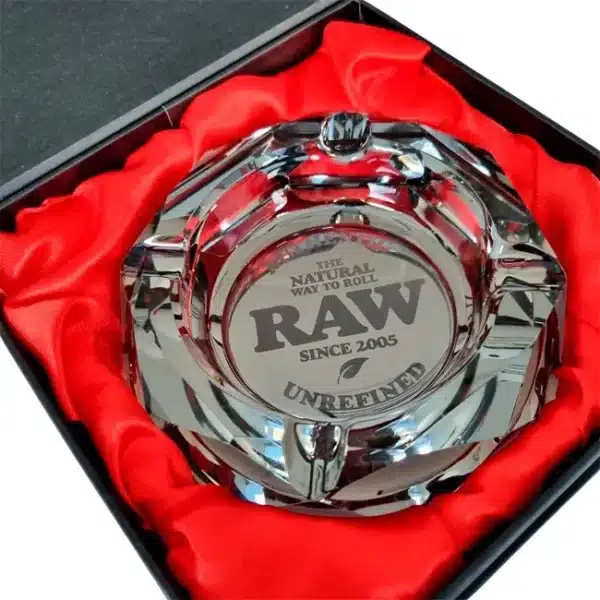 Raw Darkside Glass Ashtray (Cenicero Vidrio)