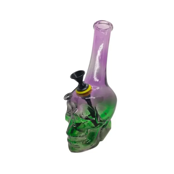 D&k Bong Pyrex Calavera Multicolor Dk64541