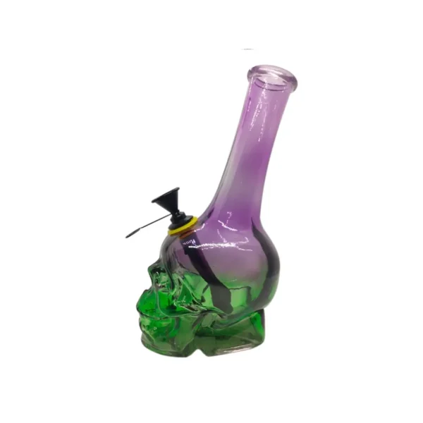 D&k Bong Pyrex Calavera Multicolor Dk64541