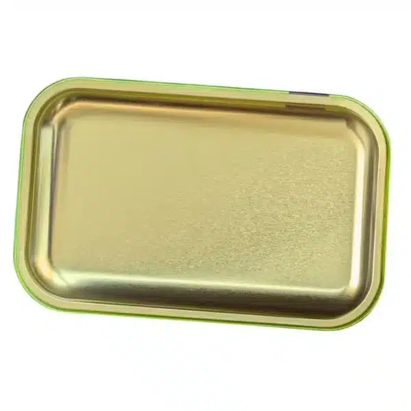RAW metal Rolling Tray Emerald Green - small