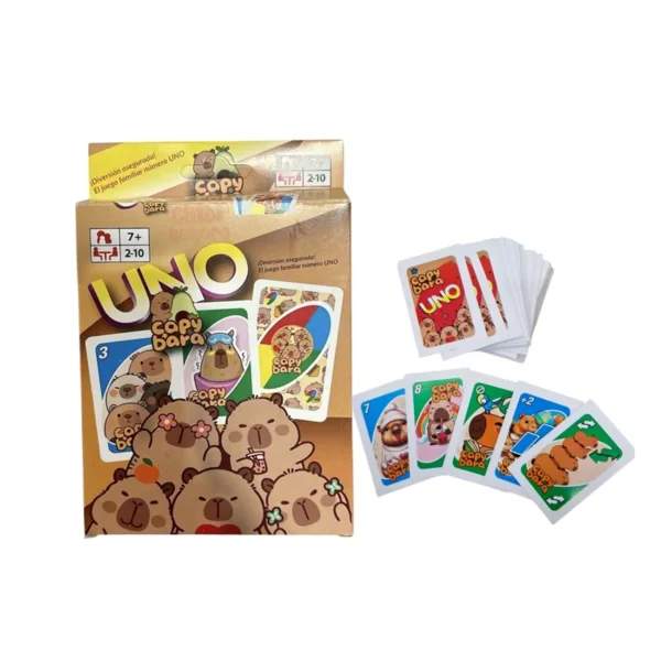 Juego de Cartas UNO Edición Capibara