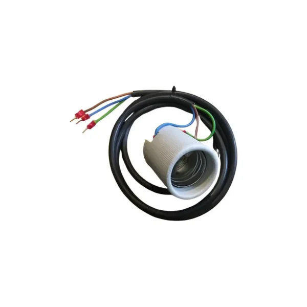 Portalámpara E40 cerámico con cable