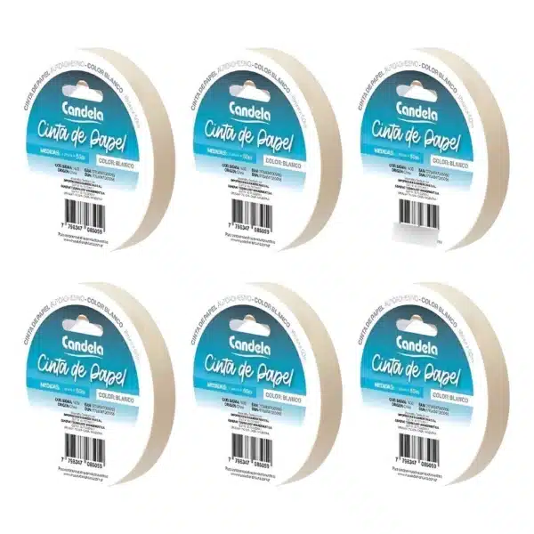 CANDELA CINTA DE PAPEL 12MM X50MTS