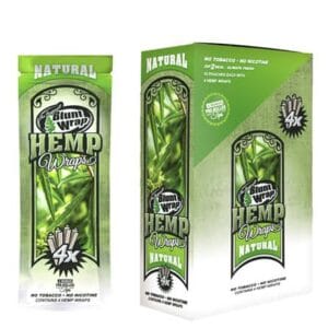 BLUNT WRAP HEMP + CBD X4 NATURAL