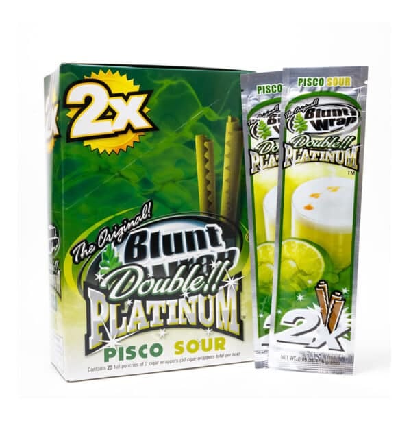 BLUNT WRAP DOUBLE PLATINUM 2X PISCO SOUR