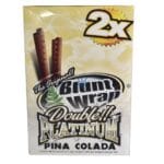BLUNT WRAP DOUBLE PLATINUM 2X PIÑA COLADA