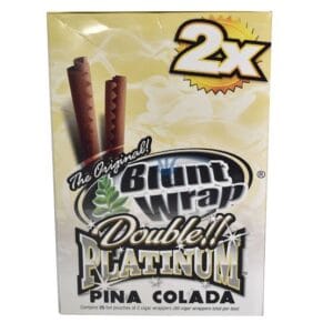 BLUNT WRAP DOUBLE PLATINUM 2X PIÑA COLADA