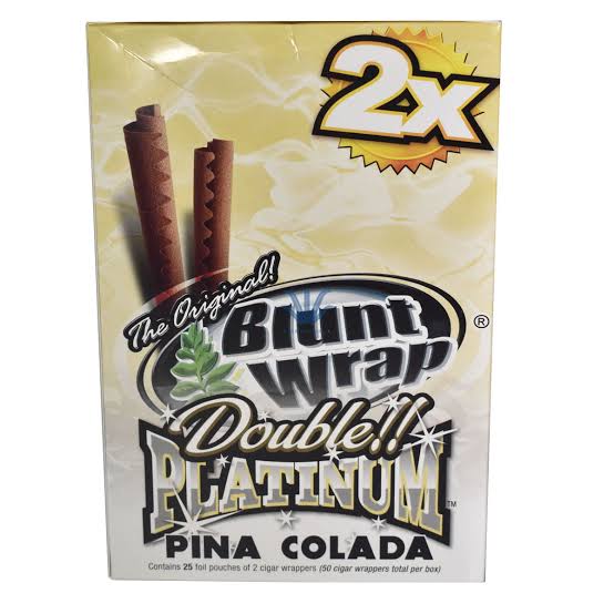 BLUNT WRAP DOUBLE PLATINUM 2X PIÑA COLADA
