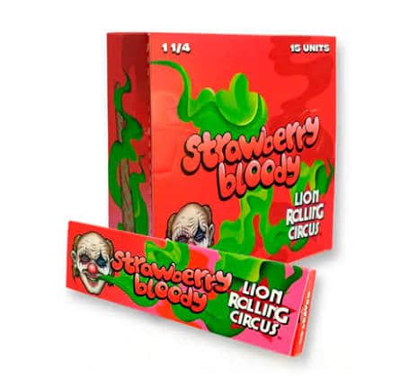 LRC PAPEL 1 1/4 SABOR STRAWBERRY FLAVOUR X15 UNID