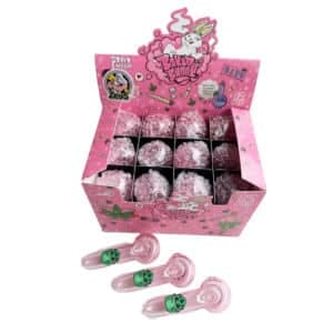 BAKED BUNNY PIPA VIDRIO PINK YD312